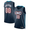 Trusc Custom OC.Thunder Blue 2025-2026 City Edition Swingman Stitched Jerseys