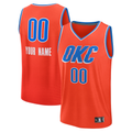 Trusc Custom OC.Thunder Orange Swingman Stitched Jerseys - Icon Edition