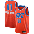 Trusc Custom OC.Thunder Orange Swingman Stitched Jerseys- Statement Edition