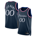 Trusc Custom P.76ers Navy 202526 City Edition Swingman Jerseys