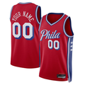 Trusc Custom P.76ers Red 202223 Swingman Jerseys - Statement Edition