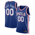 Trusc Custom P.76ers Royal Authentic Jerseys - Icon Edition