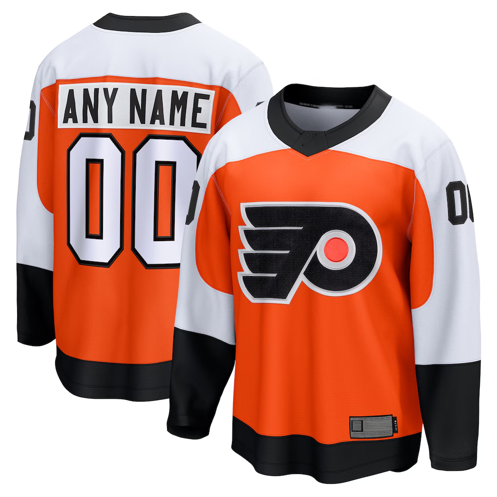 Trusc Custom P.Flyers Orange Home Breakaway Jerseys