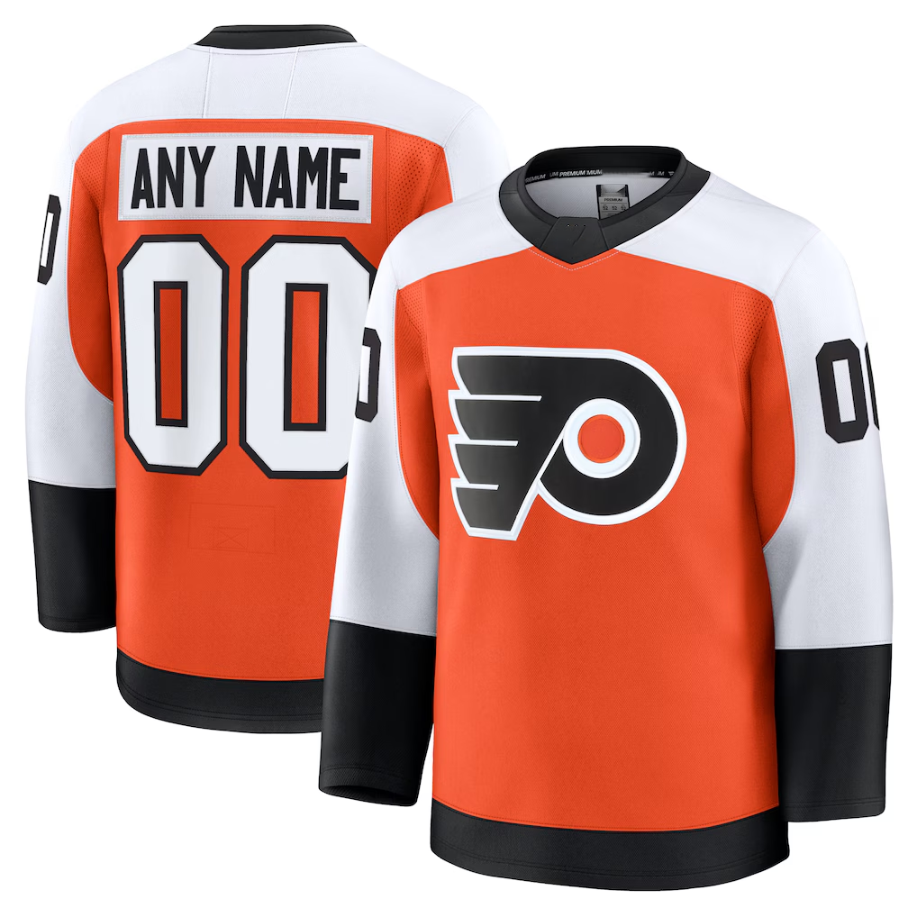 Trusc Custom P.Flyers Orange Home Premium Jerseys