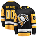 Trusc Custom P.Penguins Black Home Breakaway Jerseys