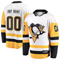 Trusc Custom P.Penguins White Away Breakaway Jerseys