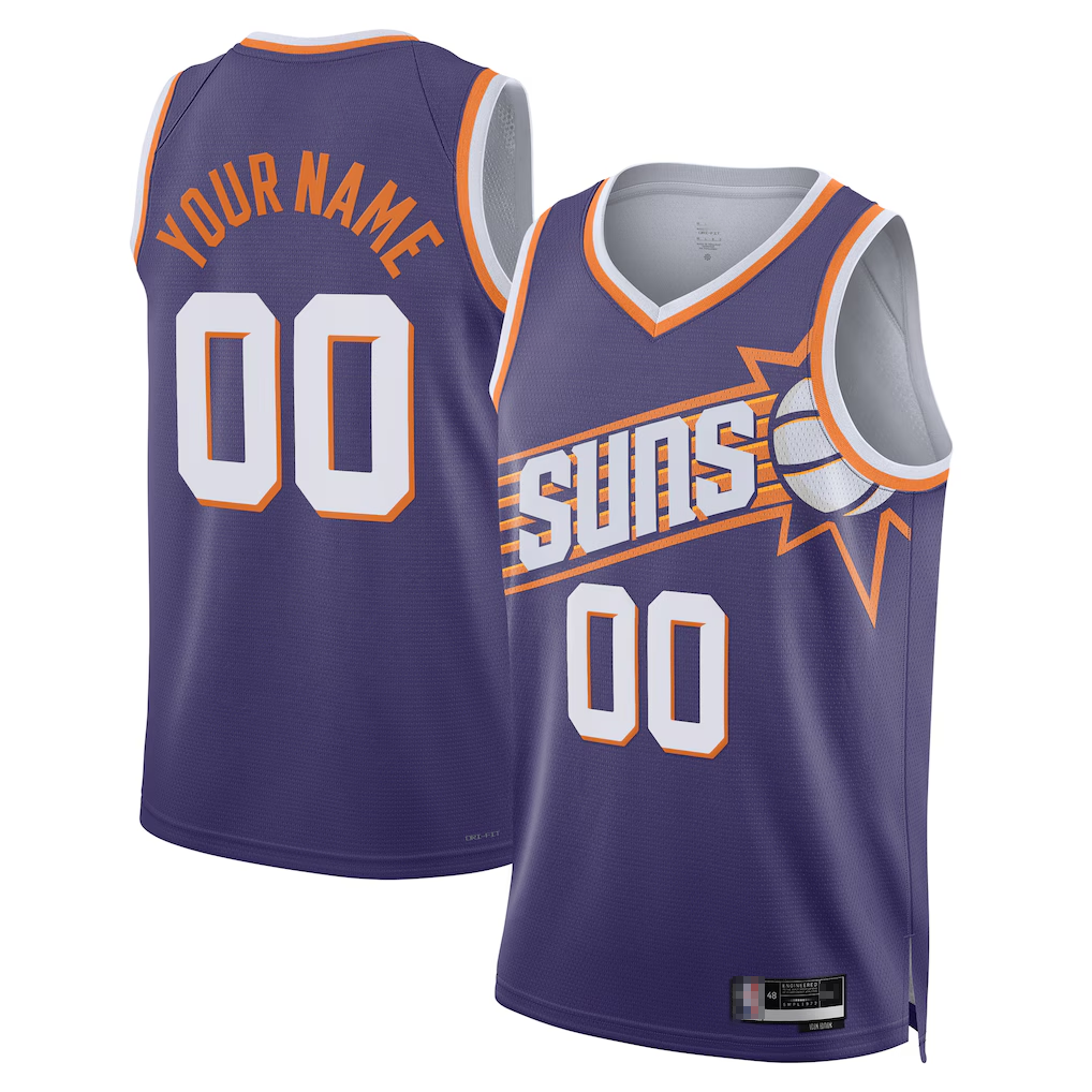 Trusc Custom P.Suns Purple Swingman Jerseys - Icon Edition