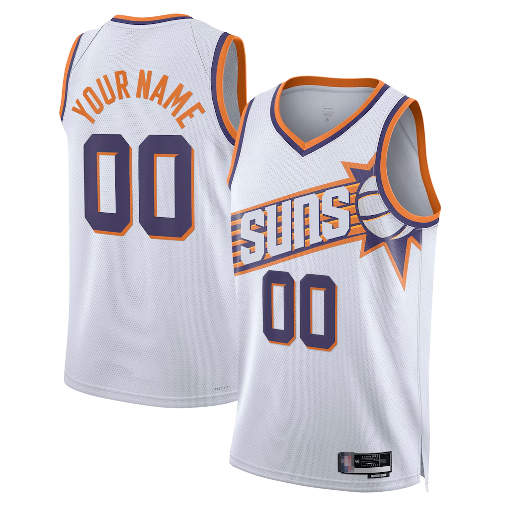 Trusc Custom P.Suns White Swingman Jerseys - Association Edition