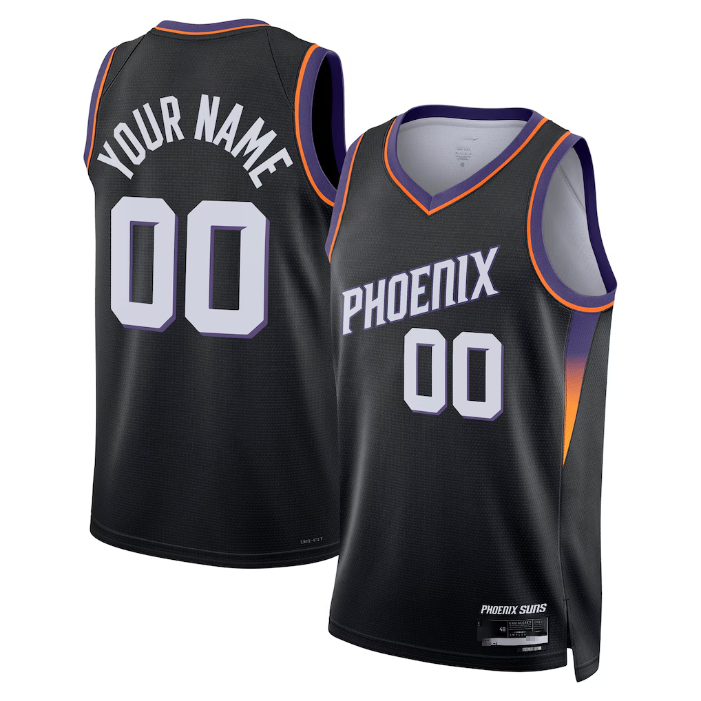 Trusc Custom P.Sunss Black Swingman Jerseys - Statement Edition