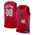 Trusc Custom PT.Blazers Red 2022-2023 Swingman Jerseys - Statement Edition