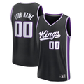 Trusc Custom S.Kings Fanatics Black Fast Break Jerseys - Icon Edition