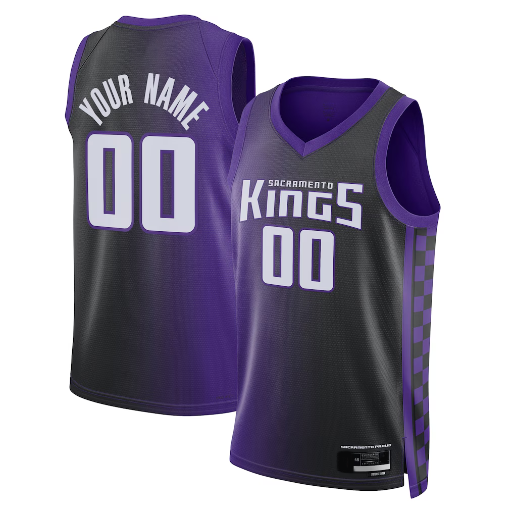 Trusc Custom S.Kings Purple Swingman Jerseys - Statement Edition