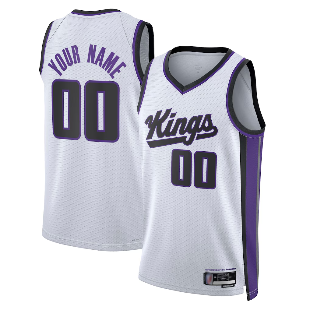 Trusc Custom S.Kings White Swingman Jerseys - Association Edition