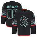 Trusc Custom S.Kraken Black Alternate Authentic Pro Jerseys