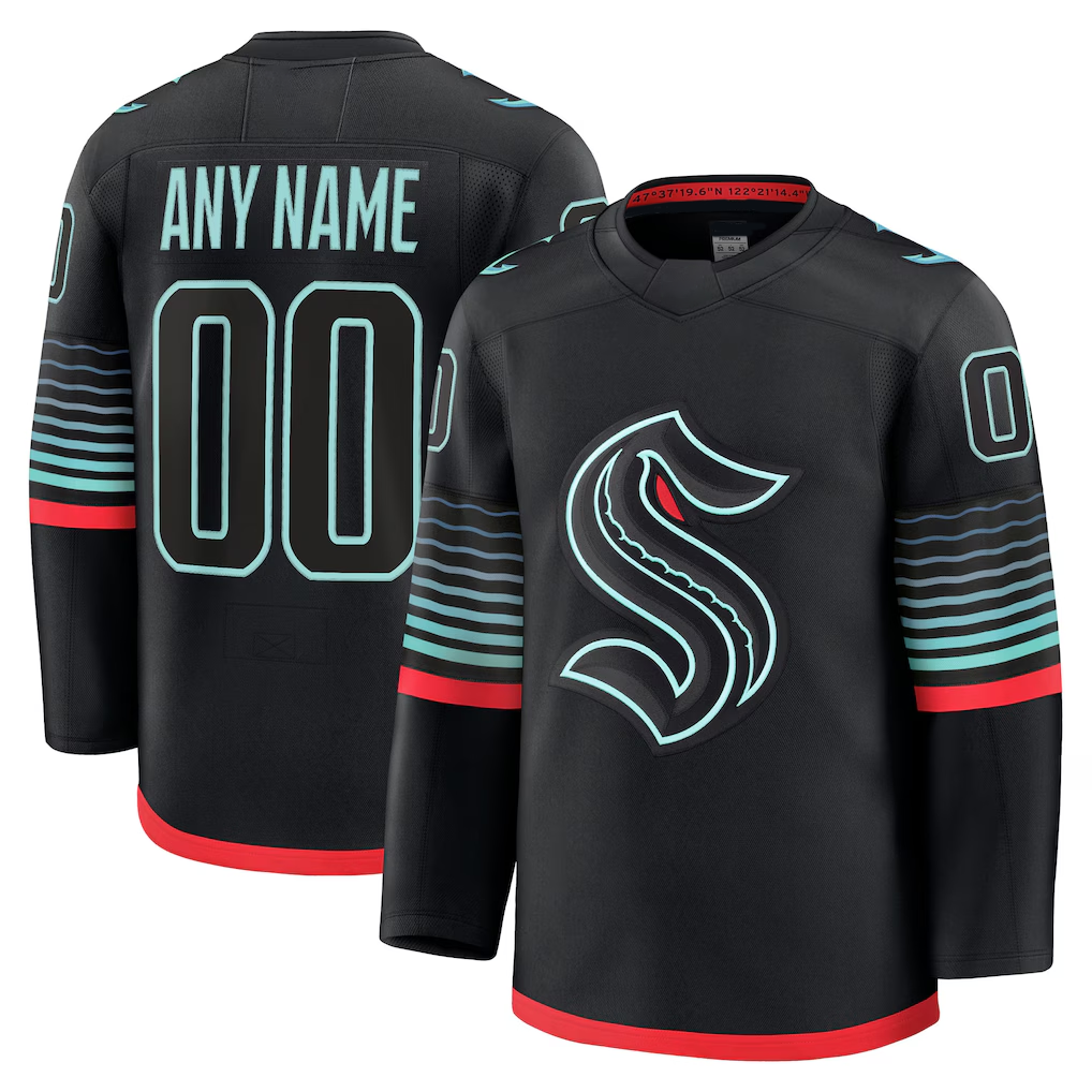 Trusc Custom S.Kraken Black Alternate Premium Jerseys
