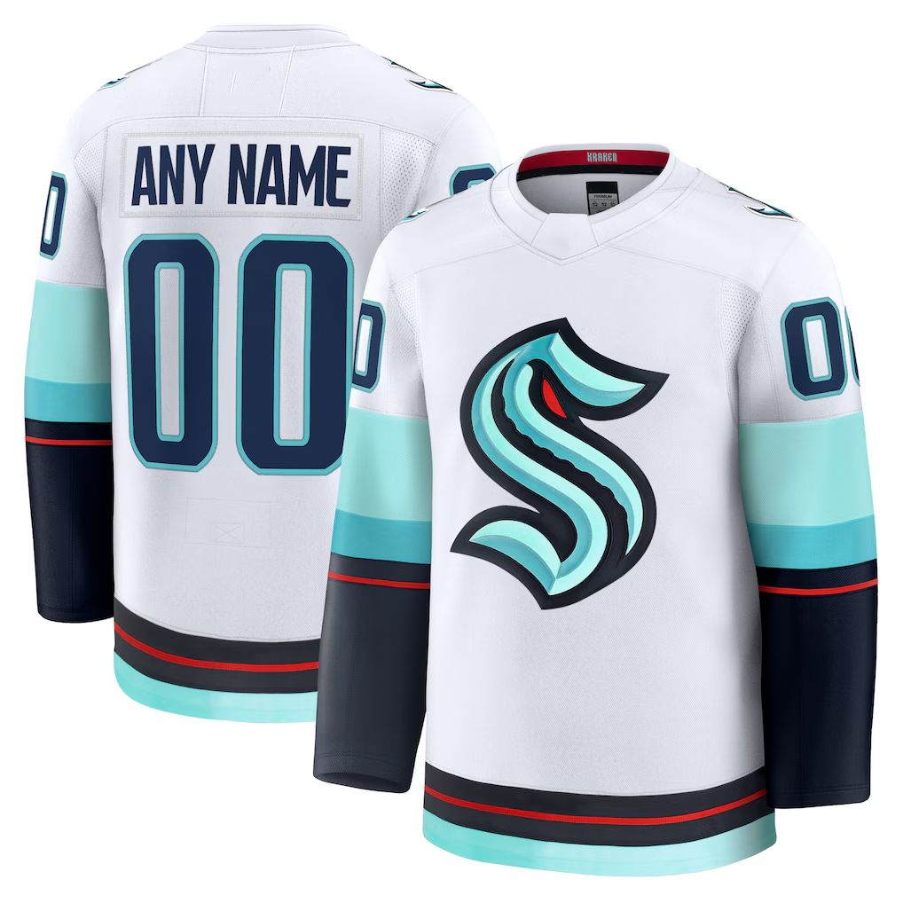 Trusc Custom S.Kraken White Away Premium Jerseys