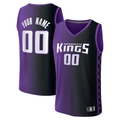Trusc Custom S.kings Fanatics Purple Fast Break Jerseys - Statement Edition