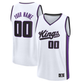 Trusc Custom S.kings Fanatics White Fast Break Jerseys - Association Edition