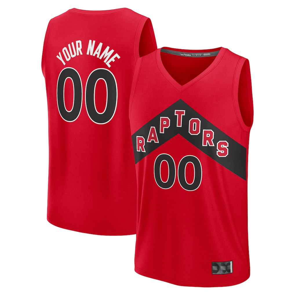 Trusc Custom T.Raptors Red Fast Break Jerseys - Icon Edition