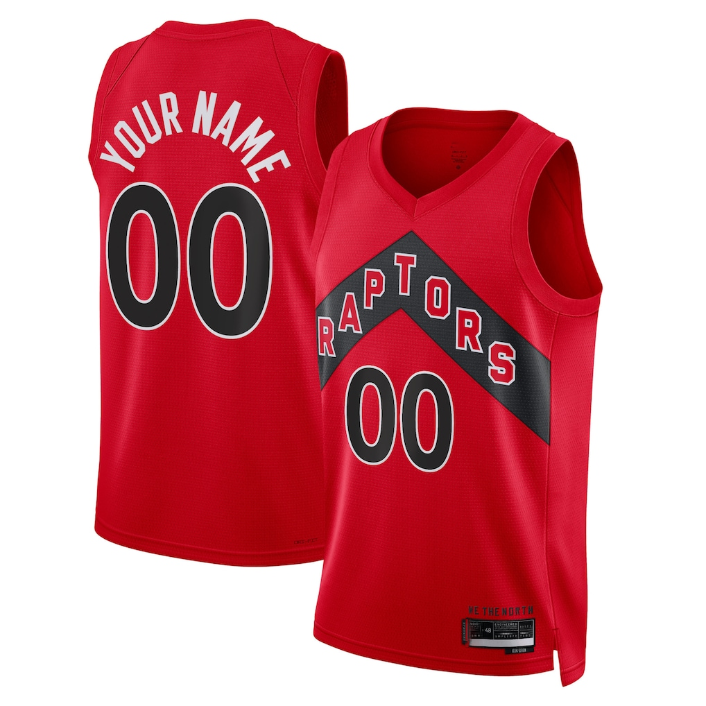 Trusc Custom T.Raptors Red Swingman Jerseys - Icon Edition