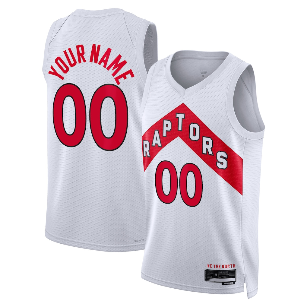 Trusc Custom T.Raptors White Swingman Jerseys - Association Edition