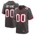 Trusc Custom TB.Buccaneers Pewter Home Game Stitched Jerseys