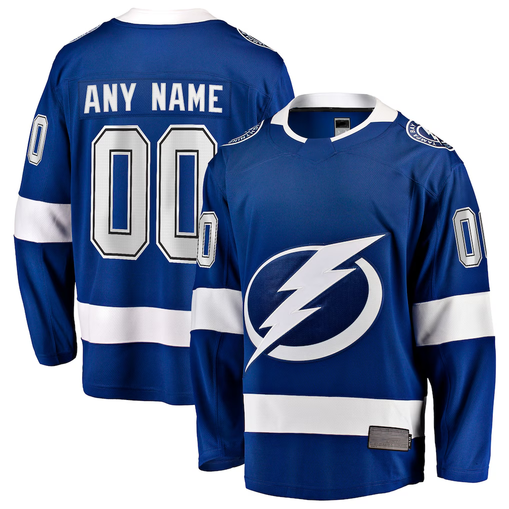 Trusc Custom TB.Lightning Blue Home Breakaway Jerseys
