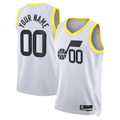 Trusc Custom U.Jazz White Swingman Jerseys - Association Edition
