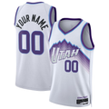 Trusc Custom U.Jazz White Swingman Jerseys - Association Edition