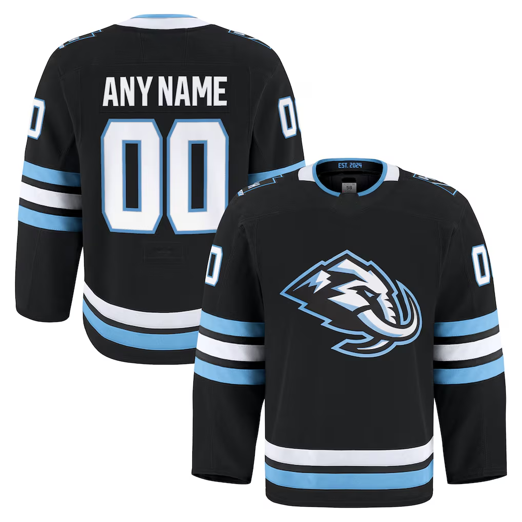 Trusc Custom U.Mammoth Black Home Authentic Pro Jerseys