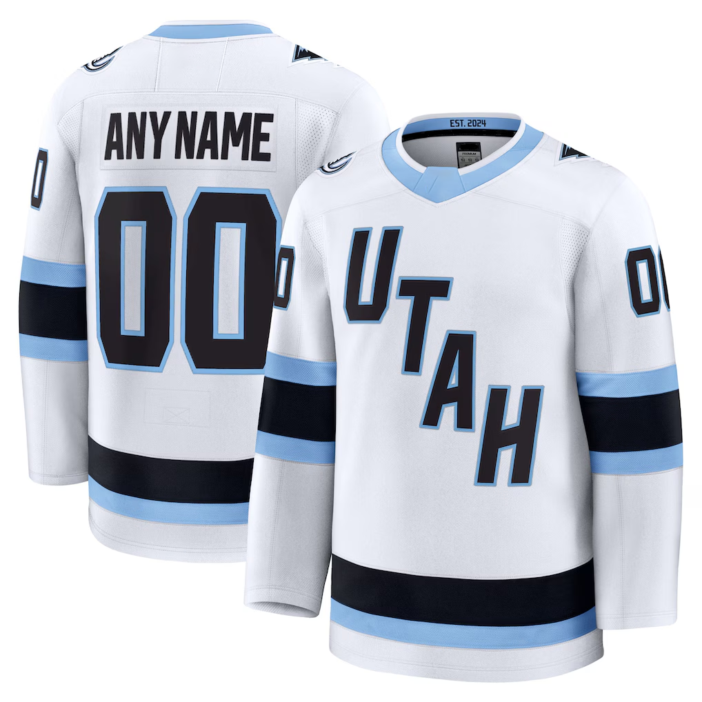 Trusc Custom U.Mammoth White Away Premium Jerseys