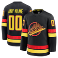 Trusc Custom V.Canucks Black Alternate Premium Jerseys