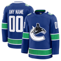 Trusc Custom V.Canucks Blue Home Premium Jerseys