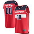Trusc Custom W.Wizards Red Fast Break Replica Jerseys - Icon Edition