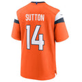 Trusc D.Broncos #14 Courtland Sutton Orange Game Jersey American Stitched Jersey