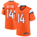 Trusc D.Broncos #14 Courtland Sutton Orange Game Jersey American Stitched  Jerseys