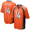 Trusc D.Broncos #14 Courtland Sutton Orange Replica Game Stitched Jerseys