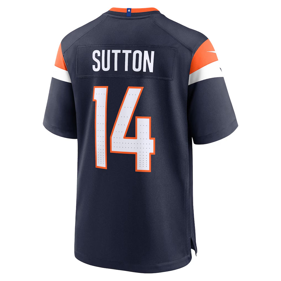 Trusc D.Broncos #14 Courtland Sutton Player Navy Home Game Stitched Jerseys