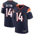 Trusc D.Broncos #14 Courtland Sutton Player Navy Home Replica Game Stitched Jerseys