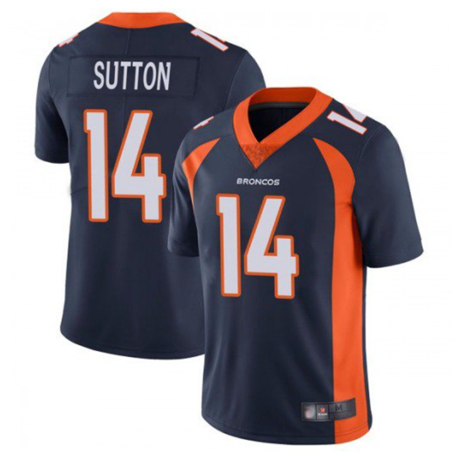 Trusc D.Broncos #14 Courtland Sutton Player Navy Limited Stitched Jerseys