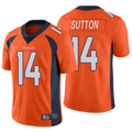 Trusc D.Broncos #14 Courtland Sutton Player Orange Limited Stitched Jerseys