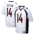 Trusc D.Broncos #14 Courtland Sutton Player White Game Stitched Jerseys