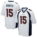 Trusc D.Broncos #15 Nik Bonitto Player White Game Stitched Jerseys