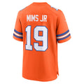 Trusc D.Broncos #19 Marvin Mims Jr Orange Mile High Collection 1977 Throwback Player Game Stitched Jerseys
