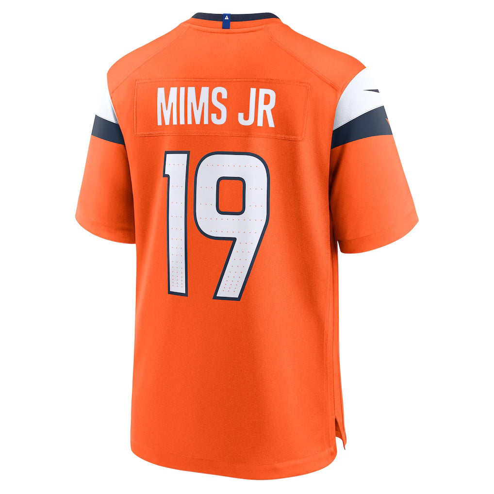 Trusc D.Broncos #19 Marvin Mims Jr Orange Team Game Stitched Jerseys