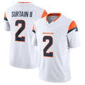 Trusc D.Broncos #2 Patrick Surtain II Player White Vapor F.U.S.E. Limited Stitched Jerseys