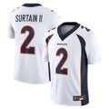 Trusc D.Broncos #2 Patrick Surtain II Player White Vapor Untouchable Limited Stitched Jerseys
