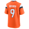 Trusc D.Broncos #9 Talanoa Hufanga Orange Team Game Stitched Jerseys