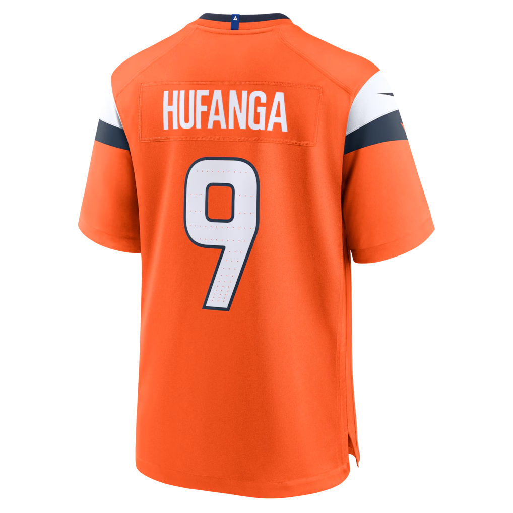 Trusc D.Broncos #9 Talanoa Hufanga Orange Team Game Stitched Jerseys