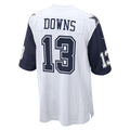 Trusc D.Cowboys #13 Caleb Downs White Alternate Game Stitched Jerseys